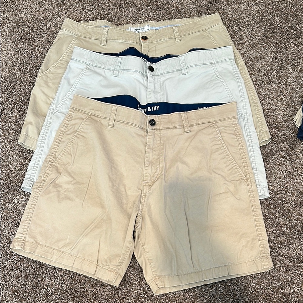 Men's Crown & Ivy shorts sz 36